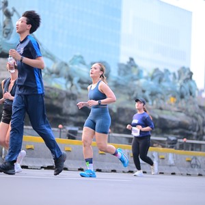 Race photo from KEMLU RUN 2026