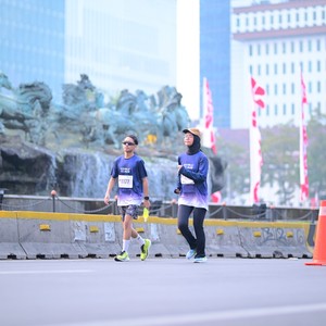Race photo from KEMLU RUN 2026