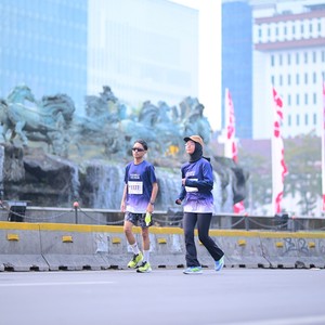 Race photo from KEMLU RUN 2026