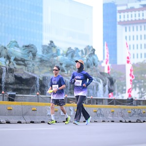 Race photo from KEMLU RUN 2026
