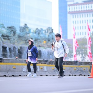 Race photo from KEMLU RUN 2026