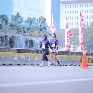 Race photo from KEMLU RUN 2026