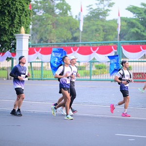 Race photo from KEMLU RUN 2026