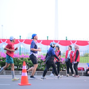 Race photo from KEMLU RUN 2026