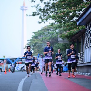 Race photo from KEMLU RUN 2026