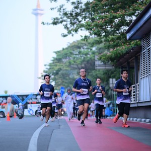 Race photo from KEMLU RUN 2026