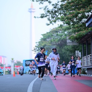 Race photo from KEMLU RUN 2026