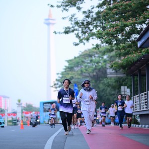 Race photo from KEMLU RUN 2026