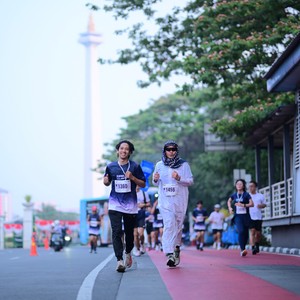 Race photo from KEMLU RUN 2026