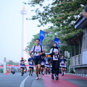 Race photo from KEMLU RUN 2026