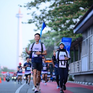 Race photo from KEMLU RUN 2026