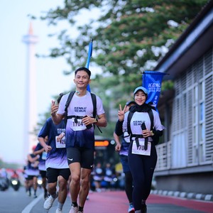 Race photo from KEMLU RUN 2026