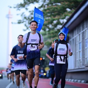 Race photo from KEMLU RUN 2026