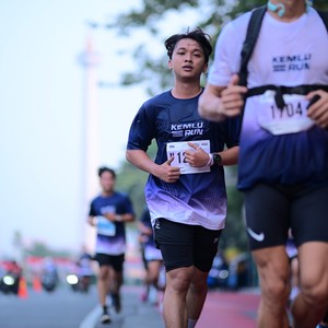 Race photo from KEMLU RUN 2026