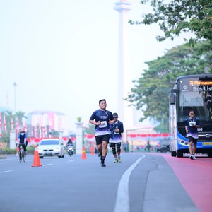 Race photo from KEMLU RUN 2026