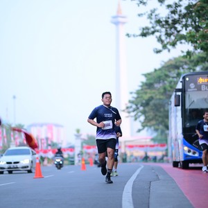 Race photo from KEMLU RUN 2026