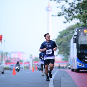 Race photo from KEMLU RUN 2026