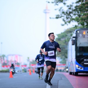 Race photo from KEMLU RUN 2026