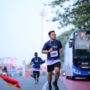 Race photo from KEMLU RUN 2026