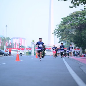 Race photo from KEMLU RUN 2026