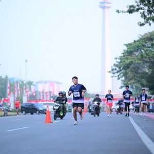 Race photo from KEMLU RUN 2026