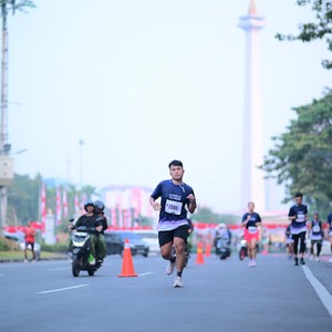 Race photo from KEMLU RUN 2026