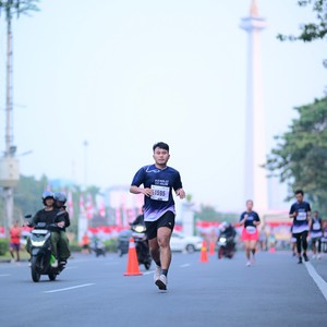 Race photo from KEMLU RUN 2026