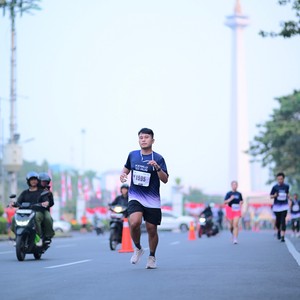 Race photo from KEMLU RUN 2026