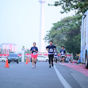 Race photo from KEMLU RUN 2026