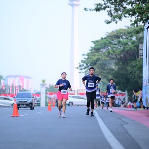 Race photo from KEMLU RUN 2026