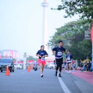 Race photo from KEMLU RUN 2026