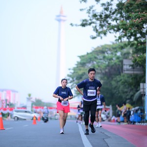 Race photo from KEMLU RUN 2026