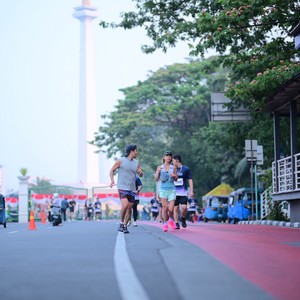 Race photo from KEMLU RUN 2026