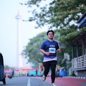 Race photo from KEMLU RUN 2026