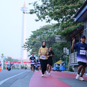 Race photo from KEMLU RUN 2026