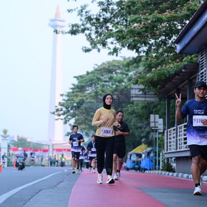 Race photo from KEMLU RUN 2026