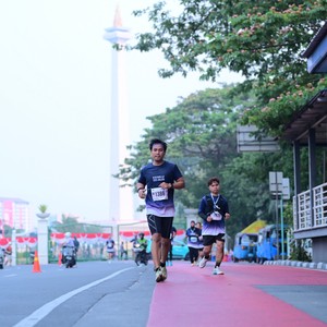 Race photo from KEMLU RUN 2026
