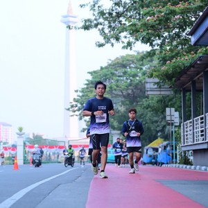Race photo from KEMLU RUN 2026