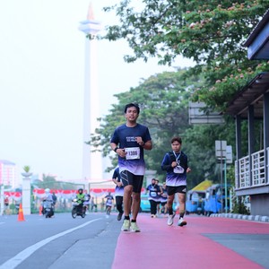 Race photo from KEMLU RUN 2026