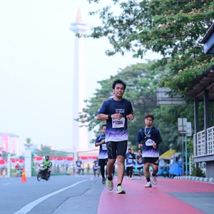 Race photo from KEMLU RUN 2026