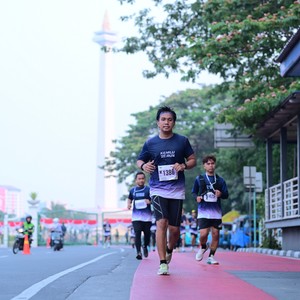 Race photo from KEMLU RUN 2026