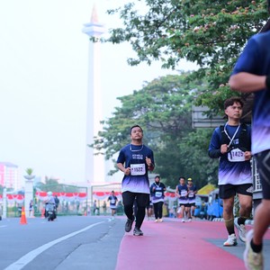 Race photo from KEMLU RUN 2026