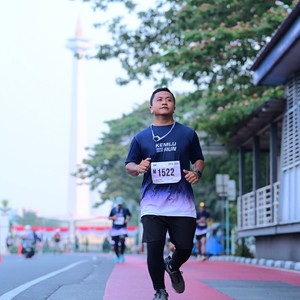 Race photo from KEMLU RUN 2026