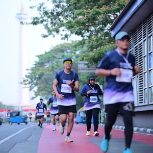 Race photo from KEMLU RUN 2026