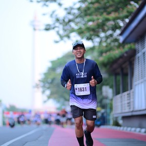 Race photo from KEMLU RUN 2026