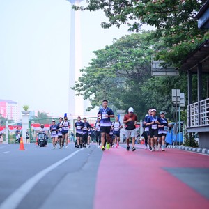 Race photo from KEMLU RUN 2026
