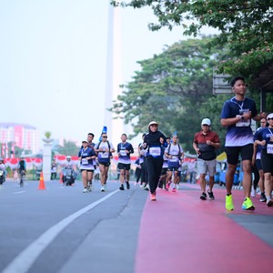 Race photo from KEMLU RUN 2026