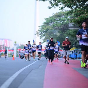 Race photo from KEMLU RUN 2026