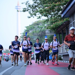 Race photo from KEMLU RUN 2026
