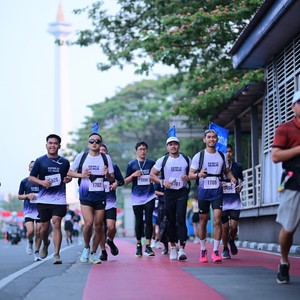 Race photo from KEMLU RUN 2026